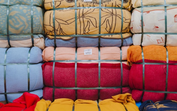 balles colorée centre de tri